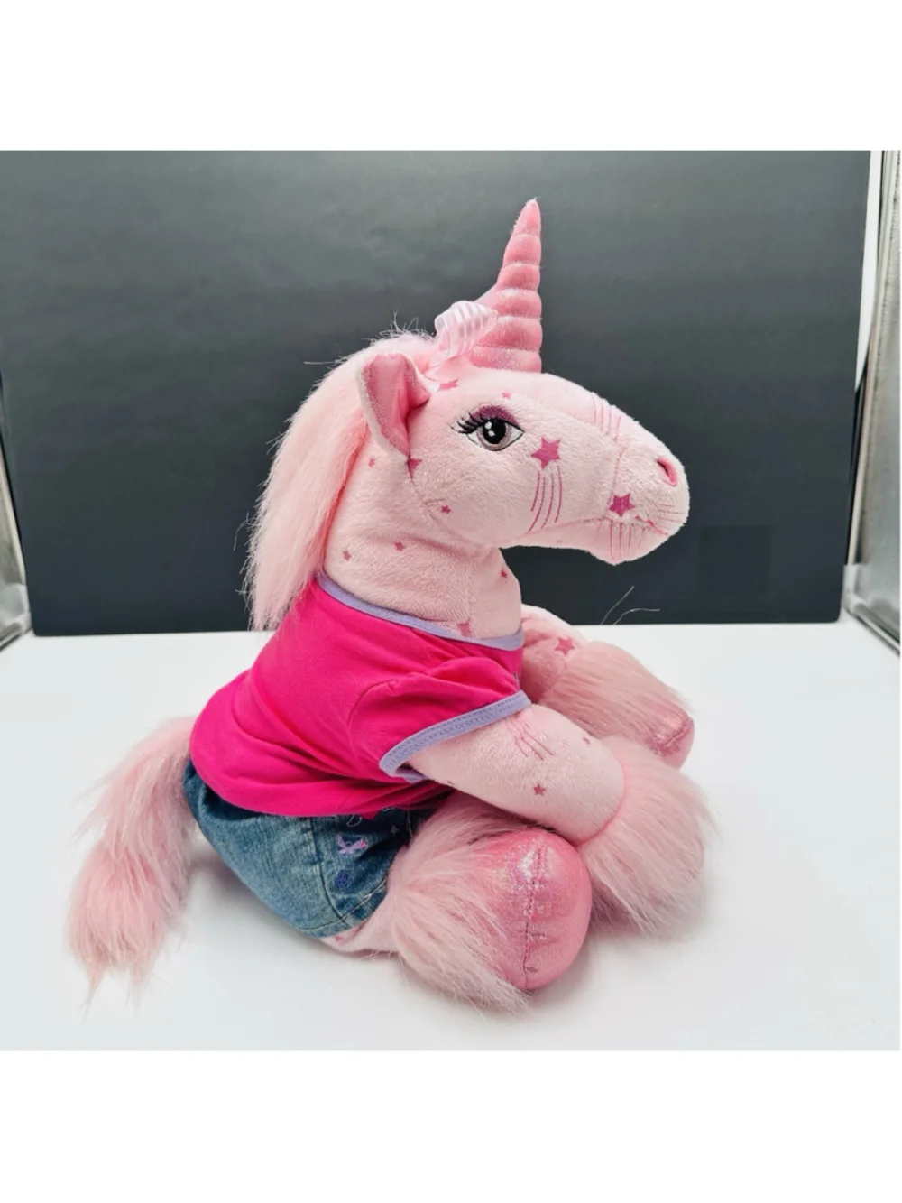 Build a Bear Unicorn Pink Stars 16